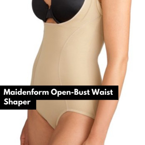 maidenform open bust waist shaper