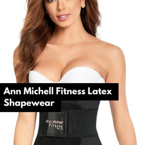 ann michell fitness latex shapewear