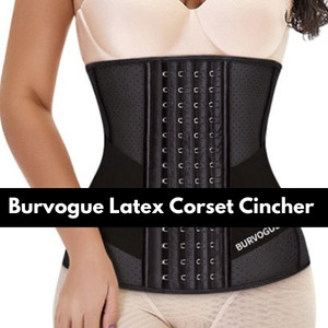 burvogue latex corset cincher 1
