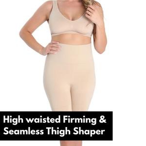high waisted firming seamless thigh shaper 1
