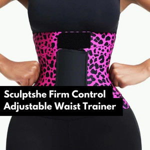sculptshe firm control adjustable waist trainer