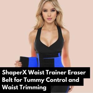 shaperx waist trainer eraser belt for tummy control and waist trimming 1