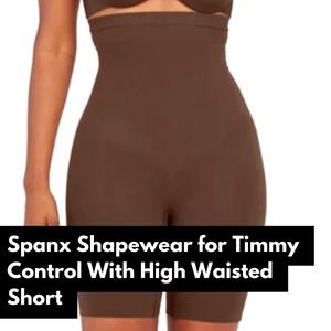 spanx shapewear for timmy control with high waisted short